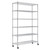 Heavy Duty 6-Shelf Metal Storage Rack Shelving Unit with Casters Q280-CASR19868915