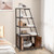 Large Cat Litter Box Enclosure with Storage and Ladder Shelf-White B593-PV10168