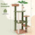 Multilevel Cat Tree with Scratching Posts and Rope Plush Perch Toy Bed-Green - Color: Green D681-PV10195GN