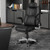 Kneading Massage Office Chair with Adjustable Headrest-Black - Color: Black D681-CB10571US-DK