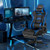 Massage Gaming Chair with Footrest-Pink B593-HW66330