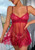 Evening Romance Lace and Mesh Babydoll Set H721-ZL4102-BG