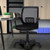 Mid-Back Mesh Height Adjustable Executive Chair with Lumbar Support - Color: Black D681-HW66853
