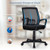 Mid-Back Mesh Height Adjustable Executive Chair with Lumbar Support - Color: Black D681-HW66853