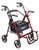Duet Rollator/Transport Chair Burgundy B731-795BU
