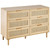  6 Drawer Rattan Dresser, Boho Dresser, Rattan Chest of Drawers with Spacious Storage, Natural Ratt E415-TBCTJ6CYMSBDPJDY8V0