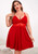 Plus Size Red Romance Sleep Chemise H721-YSF910