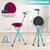Lightweight Adjustable Folding Cane Seat with Light-Black - Color: Blue D681-SP0590DK