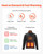 Heated Fleece Jacket for Women, Heated Sweatshirt with 7.4V 16000mAh Rechargeable Power Bank Pack,  E415-JRYLRKSWMNKX2VXRB001V9