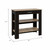 Light Oak and Black Kitchen Island with Drawer and Two Open Shelves N270-474094