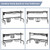 2 Tier Adjustable Over Sink Dish Drying Rack with 8 Hooks B593-KC53791