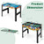 12-in-1 Combo Game Table Set with Foosball Air Hockey Pool Chess and Ping Pong - Color: Multicolor D681-UY10055