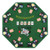 8-Player Foldable Poker Table Top with Carrying Bag-Blue B593-UY10155