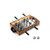 Game Room Size Football Table with Non-slip Handle-Brown - Color: Brown D681-UY10094BN