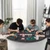 Portable 48 Inch 6-Player Foldable Poker Table Top Round Game Mat-Green - Color: Green D681-UY10157GN