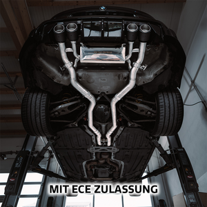 Abgasanlage mit TÜV Zulassung für BMW M3 und M4 G80 G81 G82 G83 Performance mit EG/ECE Zulassung
