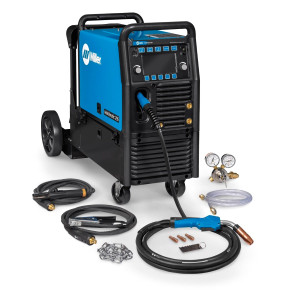 Miller Multimatic 255 Pulsed Multiprocess Welder w/Running Gear (208-575V) (951767) Miller Multimatic 255 Pulsed Multiprocess Welder w/Running Gear (208-575V) (951767)
