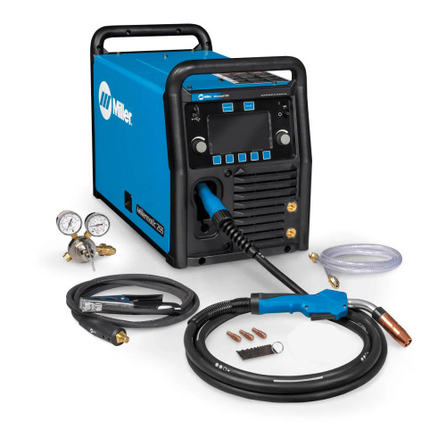 Miller Millermatic 255 MIG/Pulsed MIG Welder- 208/240V with Running Gear (951766) buy
