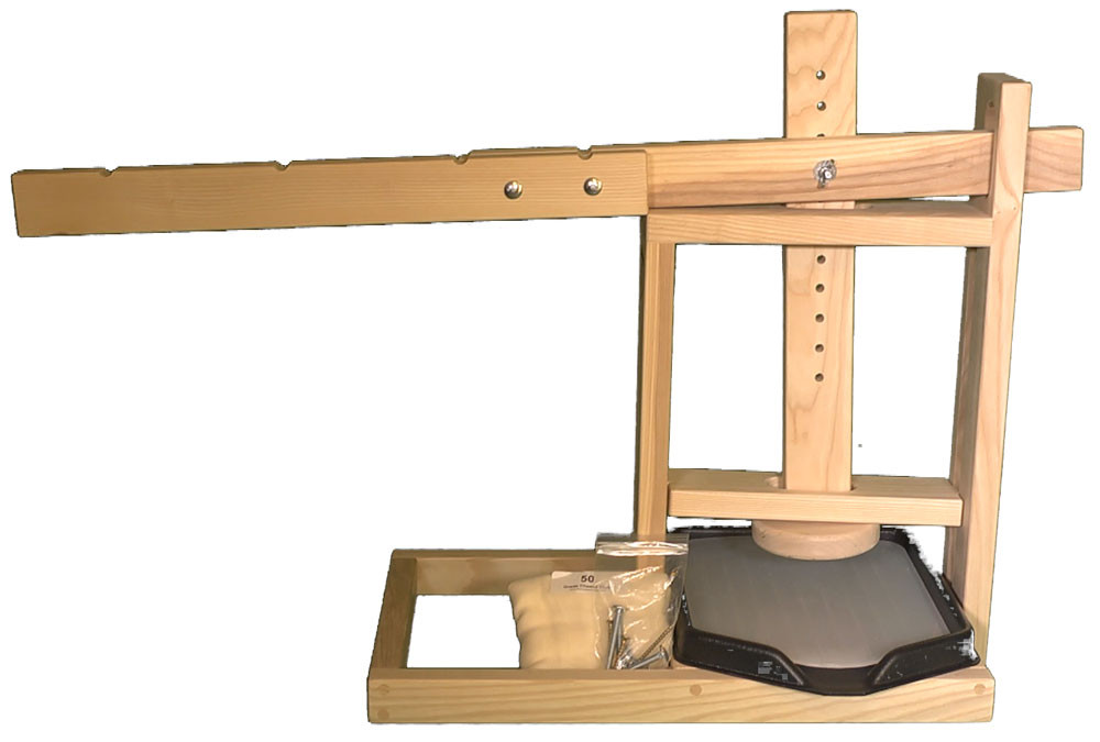 Dutch Style Cheese Press With Whey Drainage Tray Insert Dutch