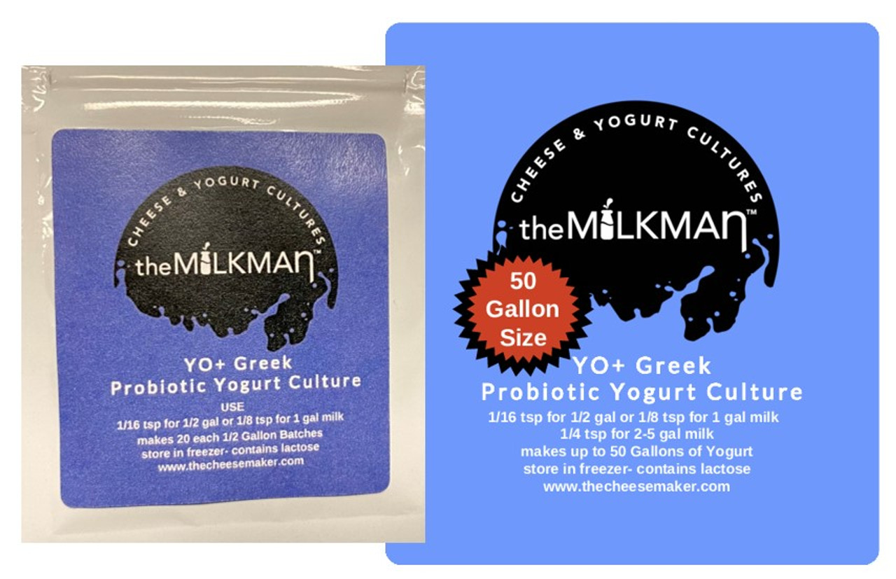 theMilkman™　Probiotic　YO+　Greek　Yogurt　Culture