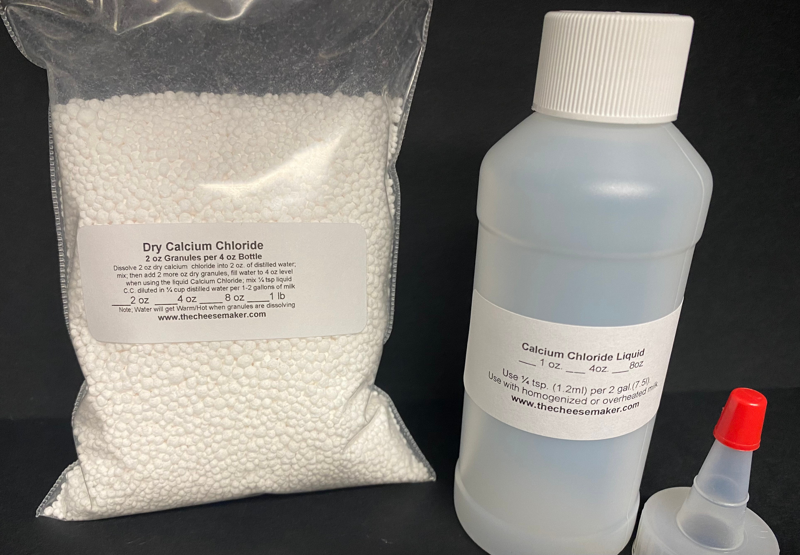 Calcium Chloride Granules W/Fill Bottle Calcium Chloride Cheese