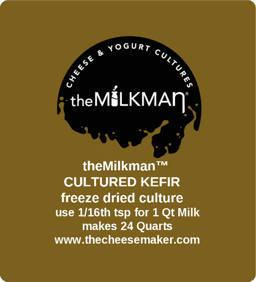 theMilkman®  Cultured KEFIR  Starter Culture  - includes free Recipe  