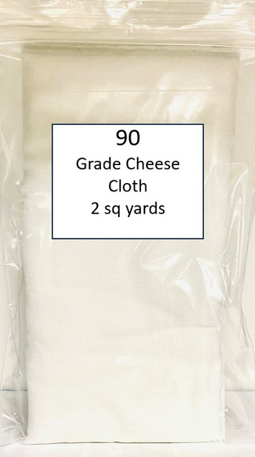 HIGH QUALITY CHEESE CLOTH;   1 EACH   2 YARD PACKET   #90
Reusable Cheese Making Cloth