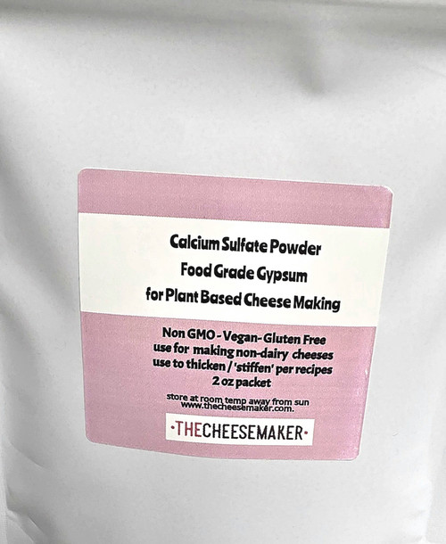 Calcium Sulfate Powder;  2 oz or  8 oz pack   Non-GMO ; Vegan 
