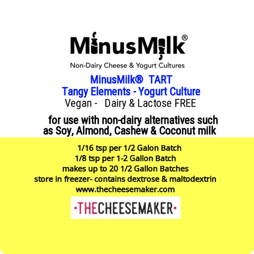 MinusMilk®  TART  Vegan  Yogurt  Culture 
