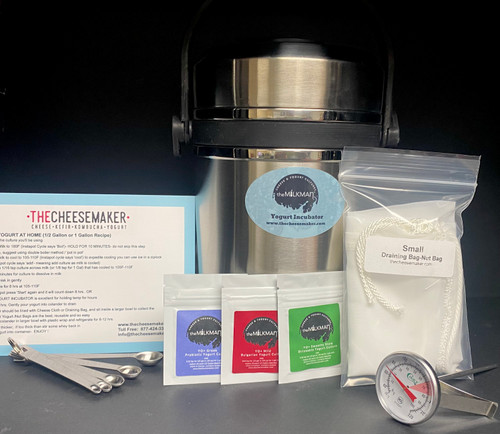 Deluxe Yogurt Making Kit - all you need is milk and your stove to warm up the milk!