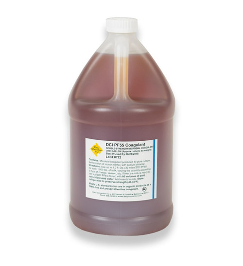  Organic Microbial Liquid Rennet - GALLON SIZE WHOLESALE