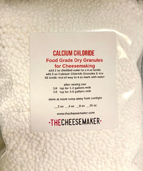 High Purity Food Grade Calcium Chloride Granules for use in Cheesemaking