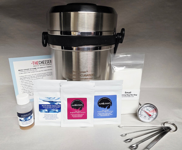 Deluxe Yogurt Making Kit - all you need is milk and your stove to warm up the milk!