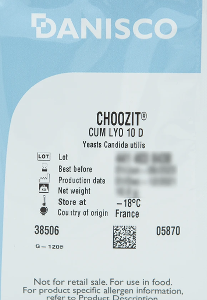 CUM Yeast used in making Limburger and Brick Cheeses
