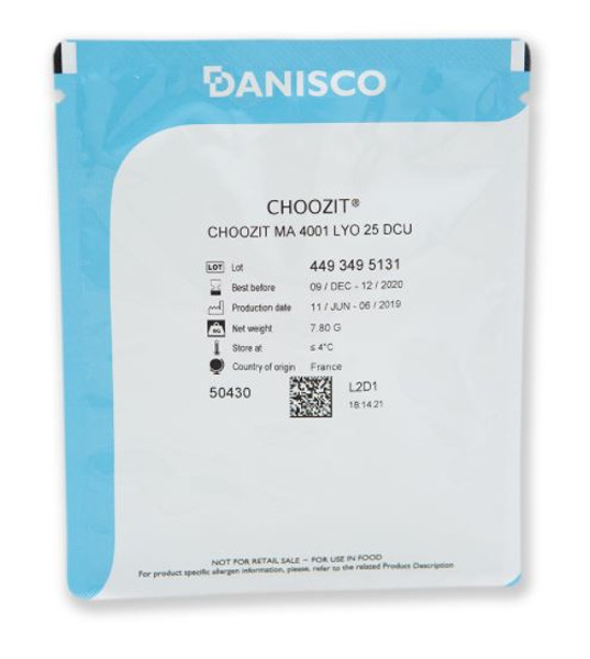 Mesophilic Culture MA 4001 4002 25dcu 5 Packets