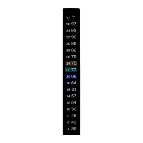 Dual Scale Liquid Crystal Thermometer