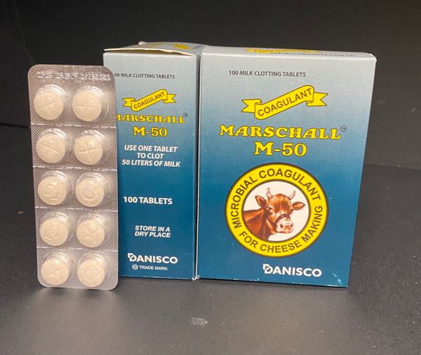 Marschall Microbial Rennet Tablets-100 Tablet Packet