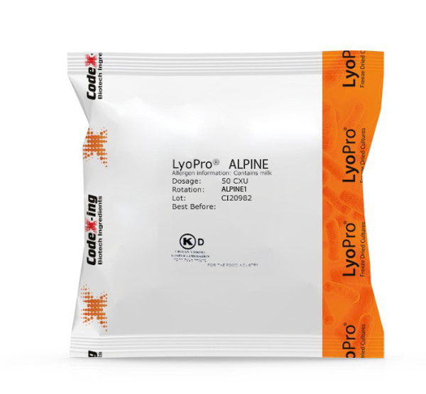 LyoPro ALPINE Culture for Hard Cheeses  50D - 5 Packs Wholesale