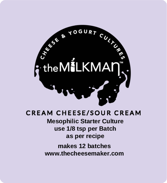 theMilkman® Cream Cheese / Sour Cream Starter  12 Batch Standard Pack