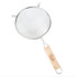 6" diameter double mesh strainer for straining Kefir ;  baby grains will not go through the mesh