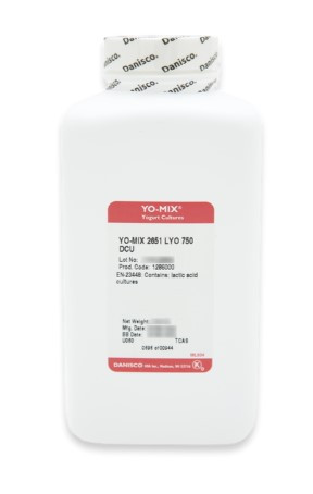 YoMix 2651 Greek Style Yogurt Culture 750 DCU Bottle