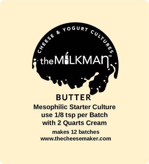 Deluxe Cultured Butter/Buttermilk Making Kit