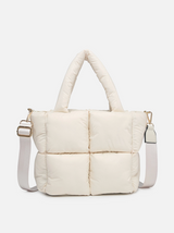 WHITE BRITTANY TOTE