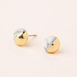 GOLD DIPPED HOWLITE STUD