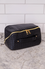 DAWN BLACK COSMETIC BAG