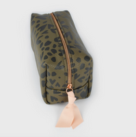 KHAKI COSMETIC BAG