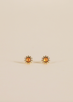 AMBER SUN STUDS