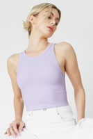 ORCHID HIGH NECK CROP TOP