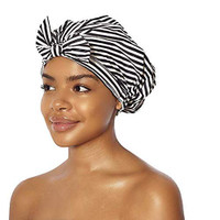 STRIPE SHOWER CAP