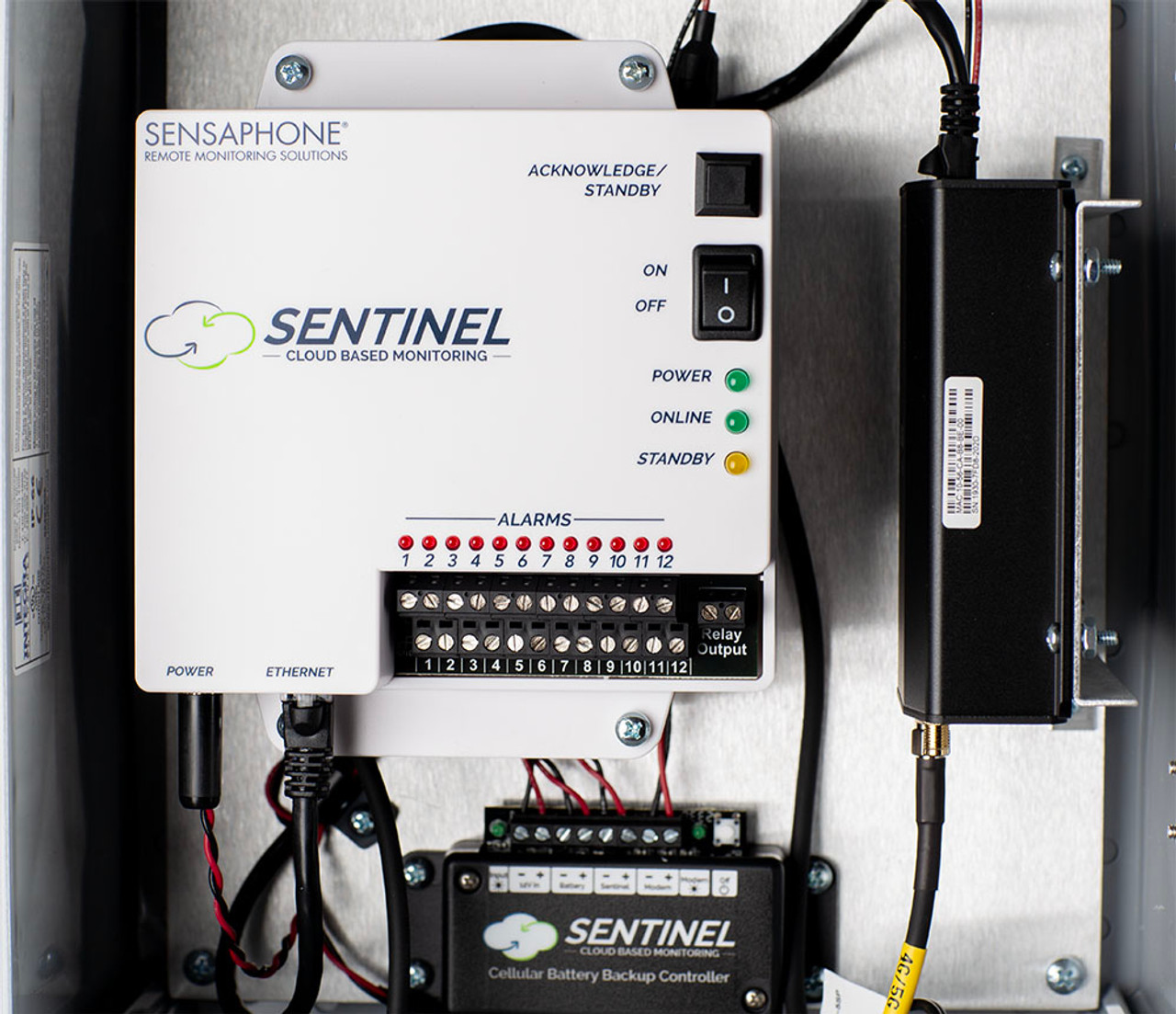Sensaphone Sentinel Monitoring System with Cellular Modem Internals